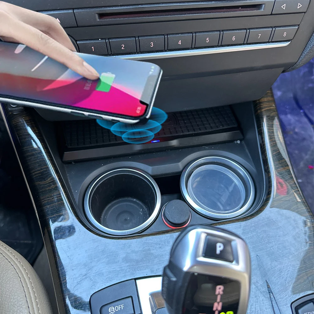 Car Wireless Charger For Bmw X3 F25 X4 F26 2014 2017 Qi Cordless