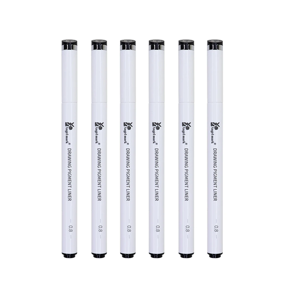 AngelMark 1Pc Drawing Needle Pen Art Marker Professional Hand-painted Hook Line Sketch Journal Writing School Student Supplies 5