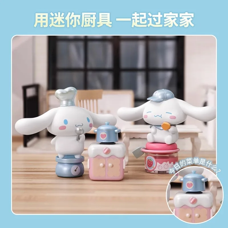 Sanrio Charakter Cinnamoroll Kochhaus Kuchen Frühstück Miniatur Blindbox Spielzeug Sammlung Schreibtisch-Deko Weihnachtsgeschenk – Detail 4