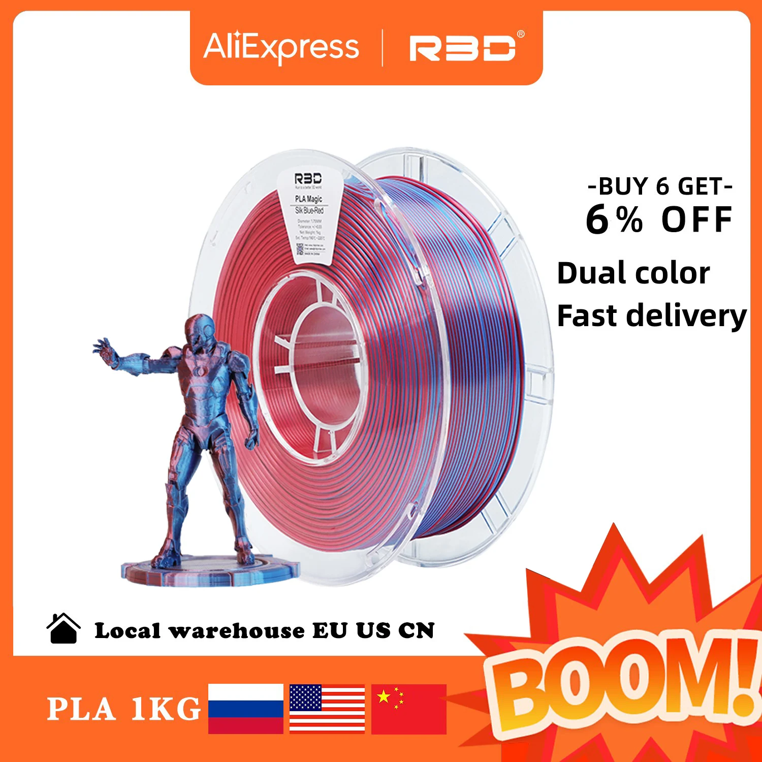 

Createbot 3d Printer pla filament dual filament PLA 3d printer filament 1.75mm pla 1kg 3d Printing 3d принтер filamento pla