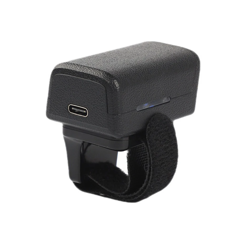 Portátil Wearable Barcode Scanner Mini Finger Bar Code Reader sem Fio Compatível com Bluetooth Anel 2d 2.4g - Imagem 3