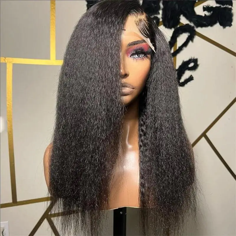 yaki-black-26inch-180-density-long-kinky-straight-lace-front-wig-for-black-women-baby-hair-heat-resistant-glueless