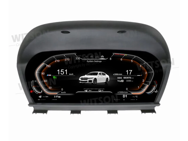 WITSON Digital Speedometer For BMW 1 Series F20 F21 F52 F22 F23 F44 F45 F46 X1 F48 F49 X2 F39 LCD Dashboard Instrument Cluster