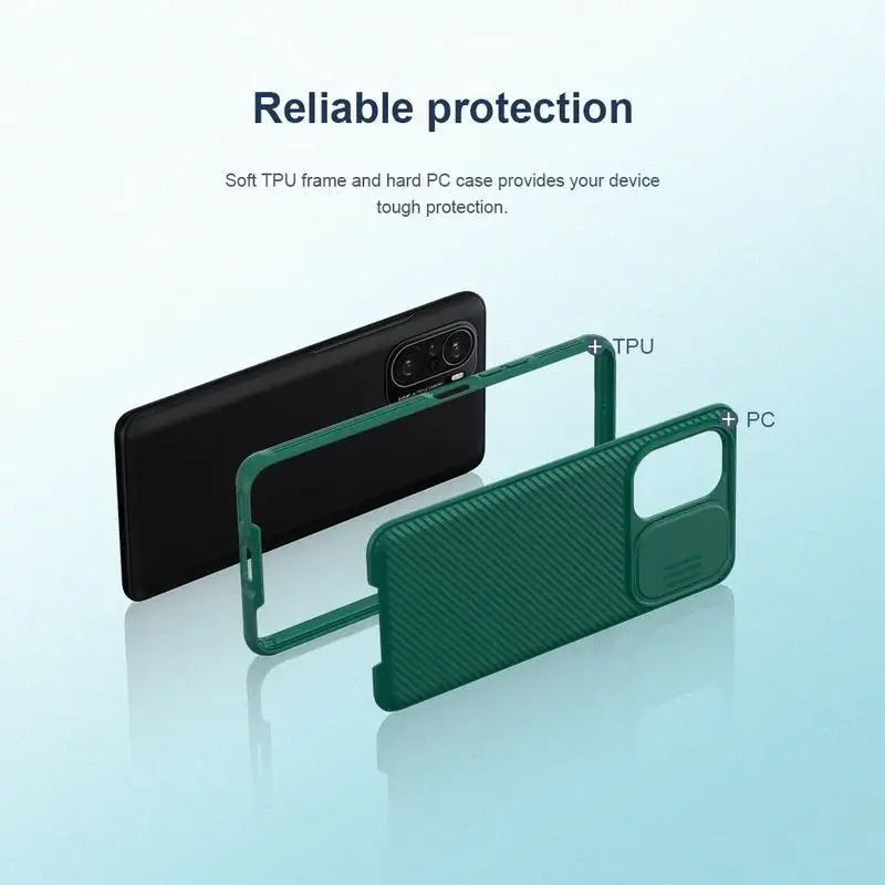 Original Nillkin Cover Case For Xiaomi Poco F3 F 3 Phone Camshield Camerra Protector Slide Lens Bumper Redmi K40 Pro Shell Cases