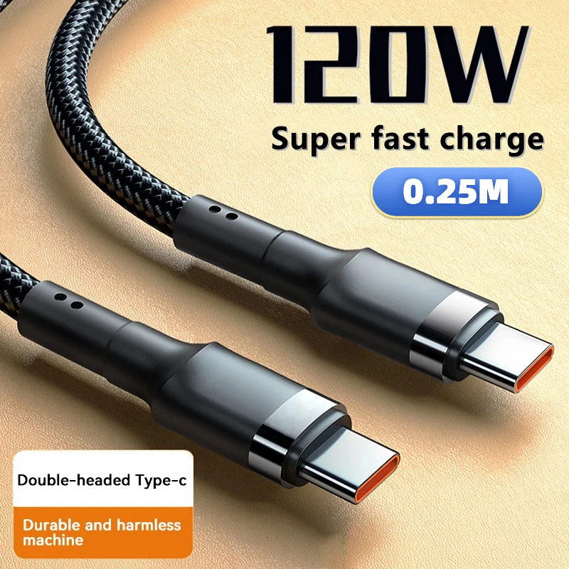 5 in 1 GaN Desktop Charger For IPhone 16 15pro Laptop Samsung 240W Fast Charging Adapter 120w Type To TypeC Cable Charger