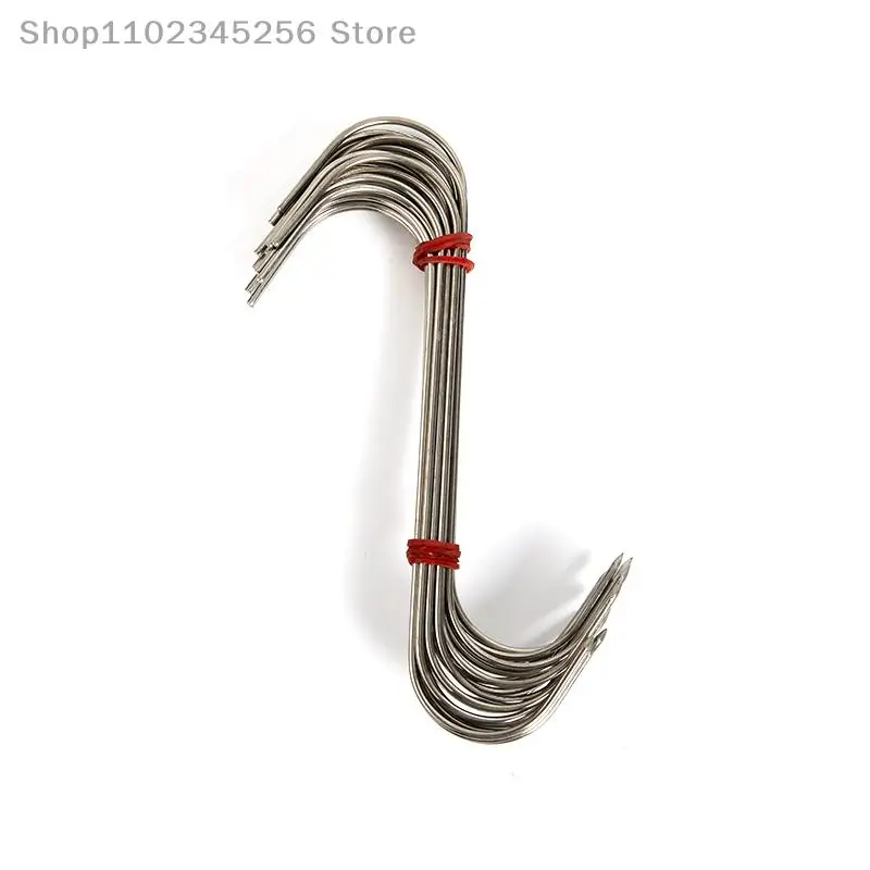 20PcsSolidLargeStainlessSteelHangingPorkSausageRoastDuckHook