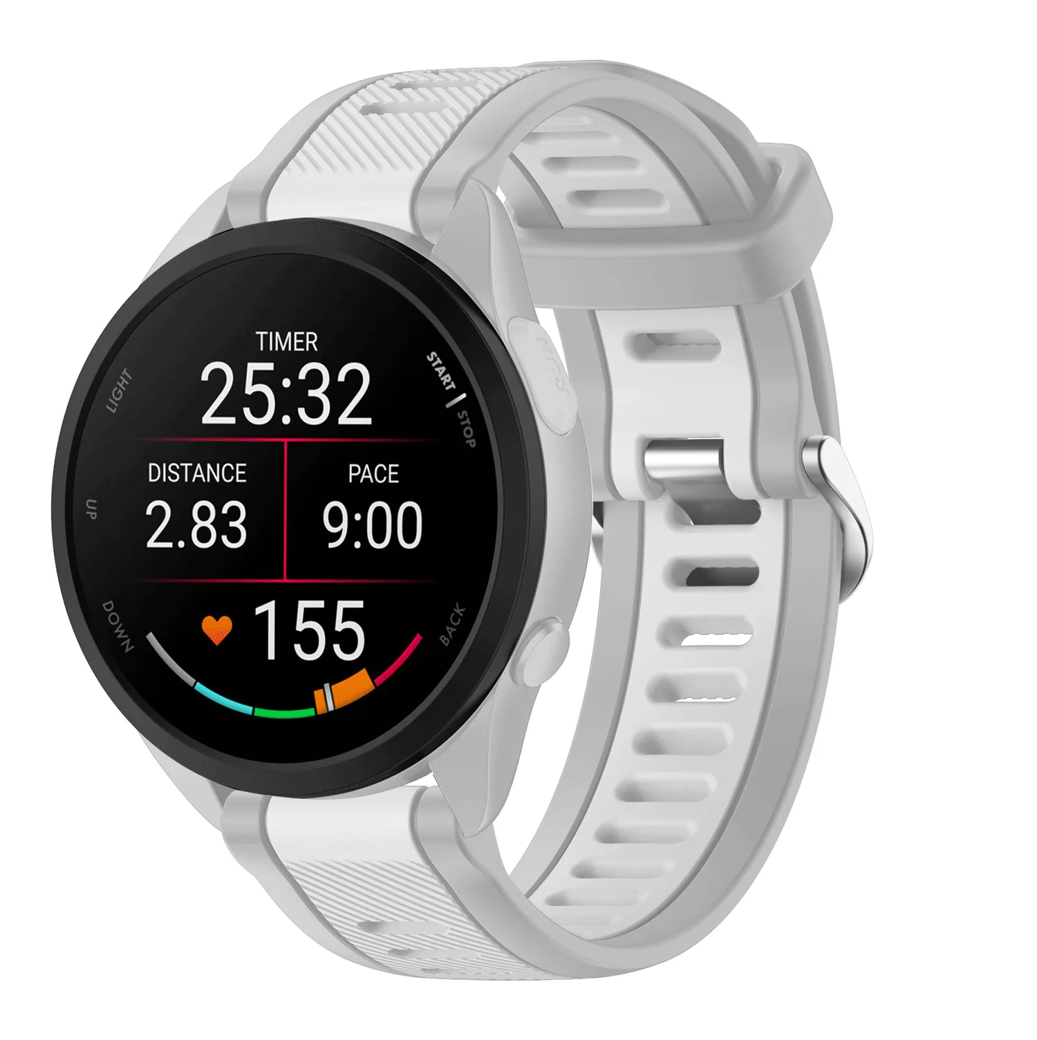Versatile Silicone Watch Strap - Multiple Sizes Available