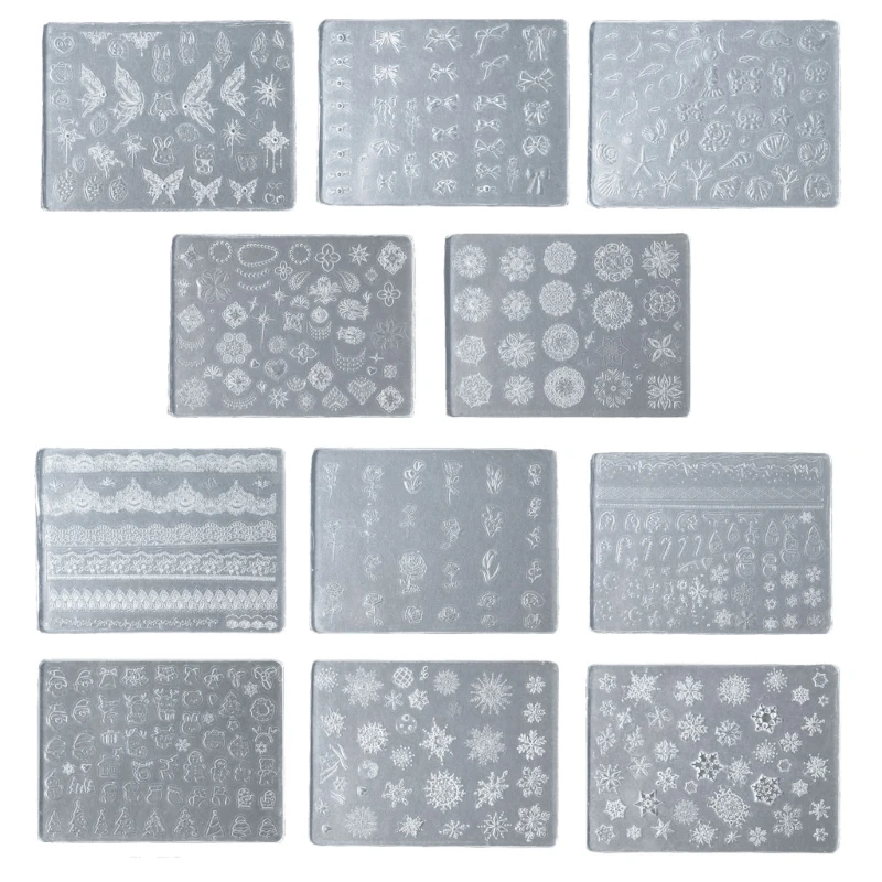 

Silicone Mold Art Casting Molds DIY Embossed Sculpture Tools Stencils