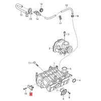 MAP Intake Manifold Absolute Pressure Sensor 1.2 1.6 1.4 16V For VW Golf MK3 MK4 Beetle Polo Fabia Octavia Seat Leon 036906051D - Image 6