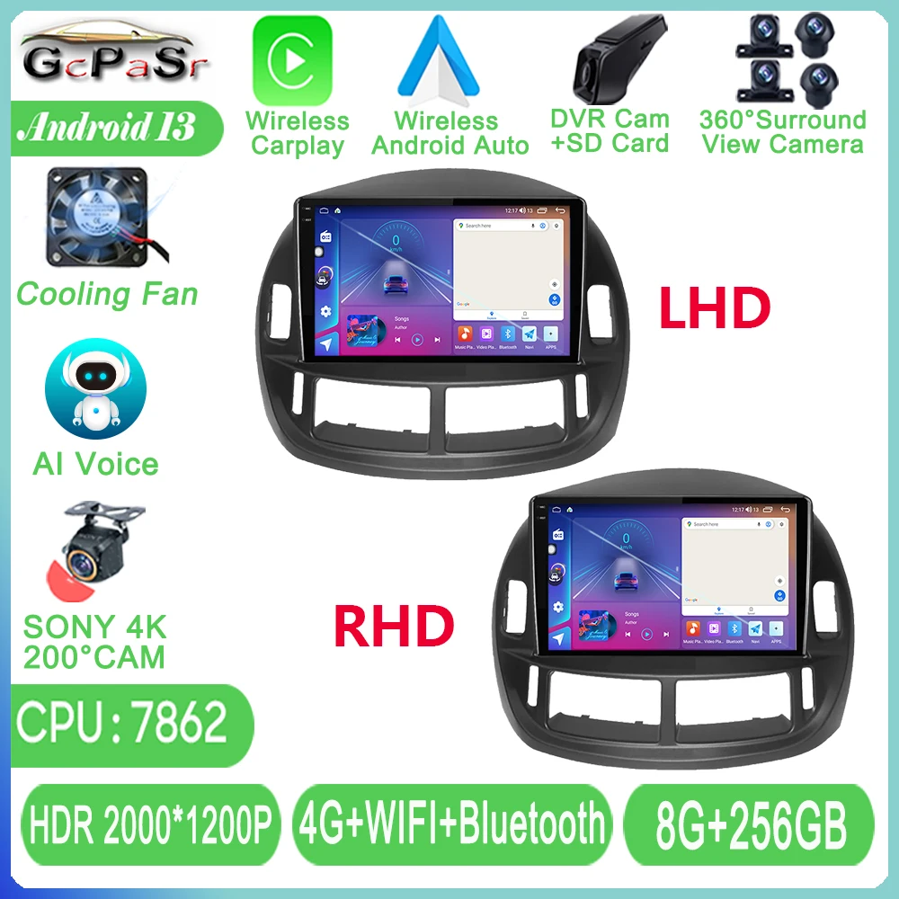 

Автомагнитола на Android для Toyota Previa ESTIMA ACR30 Tarago 2002-2006, автомобильный радиоприемник, стерео, мультимедийный плеер с GPS-навигацией для Carplay NO 2DIN