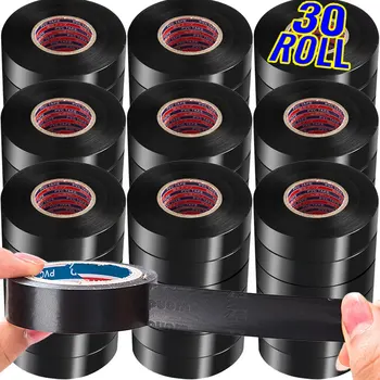 30/2pcs Electrical Insulation Tape Grade Rubber Adhesive Voltage Flame Retardant Waterproof Sealant Electrician Repair Essential