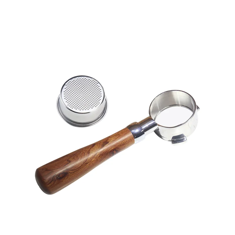 

304 Stainless Steel Barista Tool 54mm Coffee Bottomless Portafilter For Coffee Machine