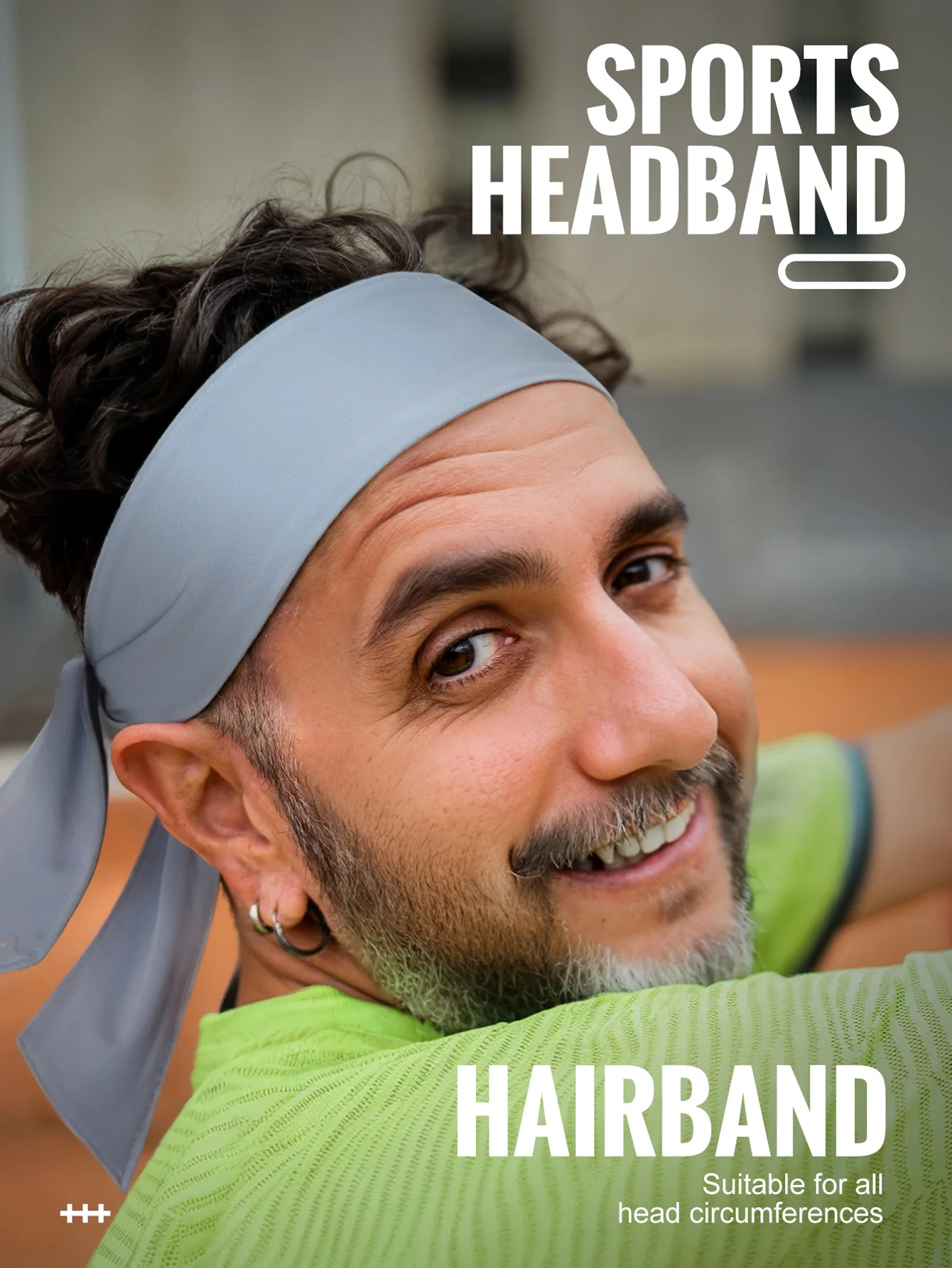 WRELS Lauf-Stirnband Channel the Sweat Bandana, schnell trocknende Schweiß-Kopfbedeckung, atmungsaktive Outdoor-Stirnbänder, Basketball-Kopfbinde – Detail 6