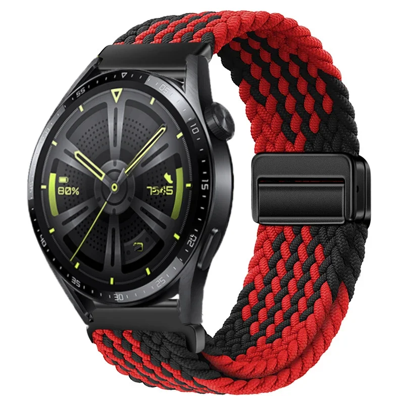 Nylon Braided Watch Strap - Durable Fabric Bracelet Wristband