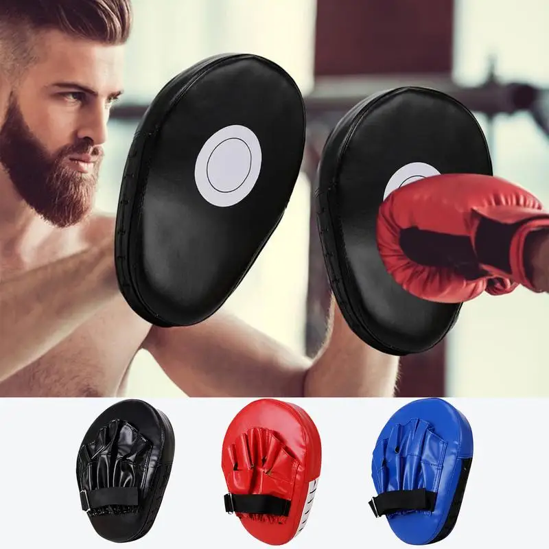 Kick Boxing Gloves Pad 1PC PU Leather Punch Target Bag For Adults Kids MMA Karate Muay Thai Free Fight Training Equipment