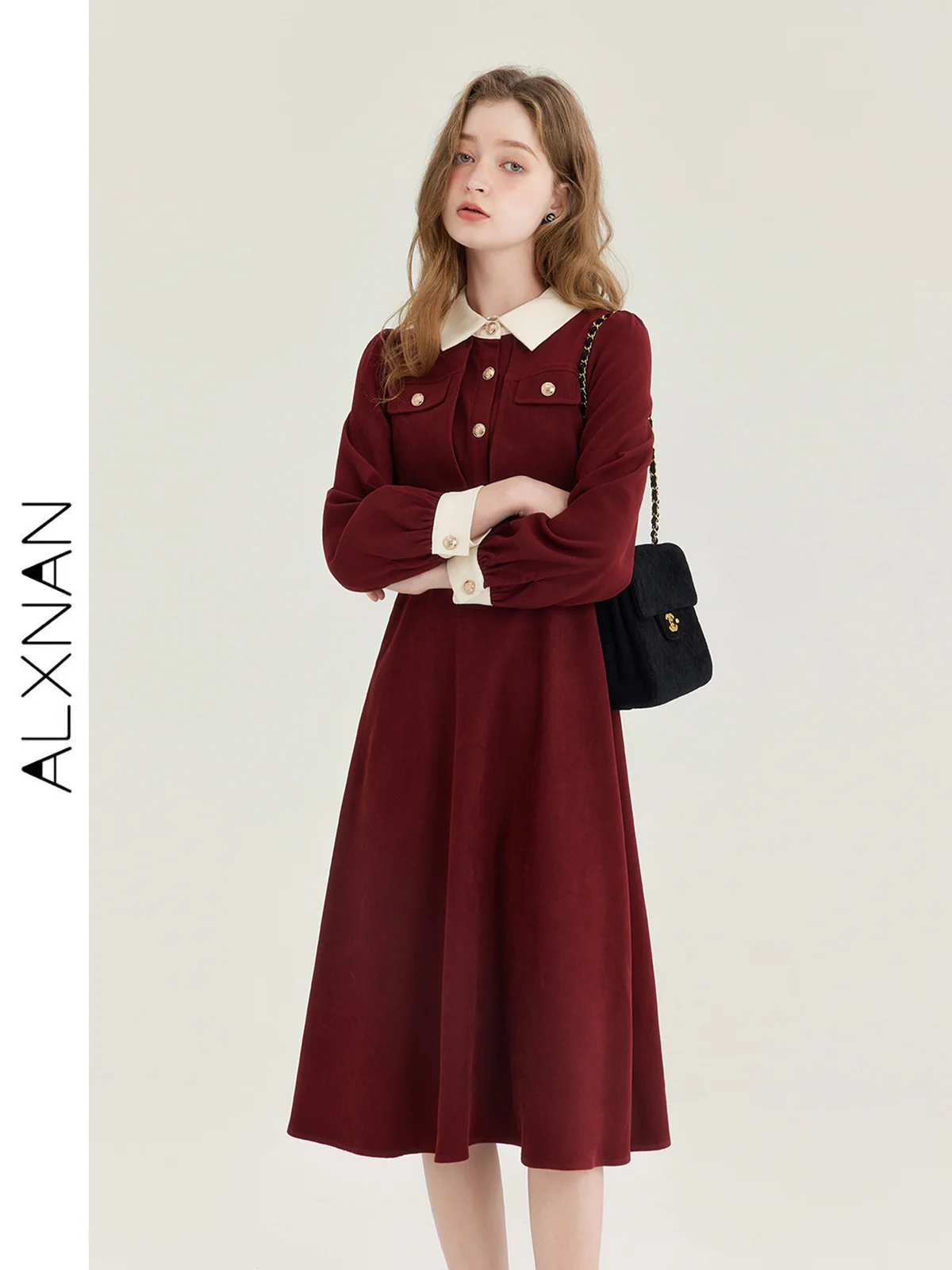 Рисунок 3 - ALXNAN, модное женское платье из двух частей