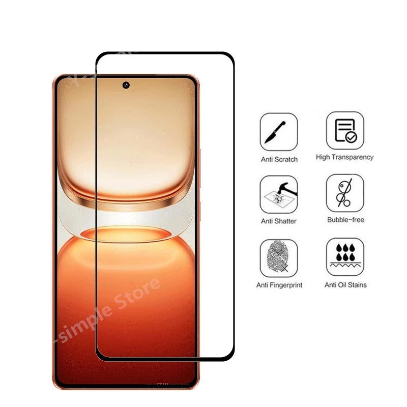 Premium Screen Protector & Soft Fiber Lens Film - 9H Anti-Scratch Glass
