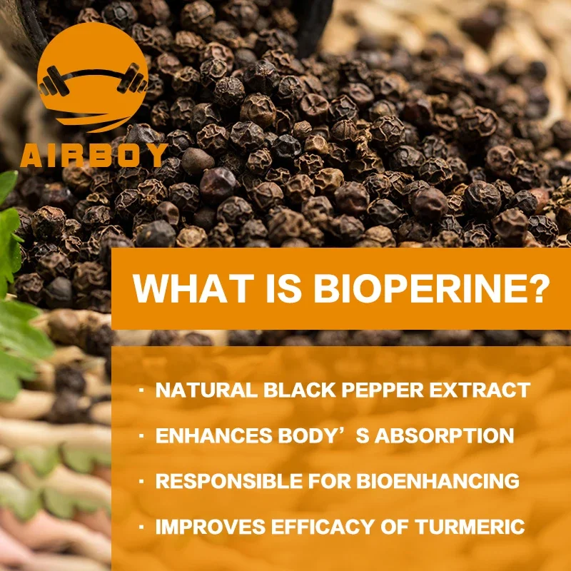 Turmeric Curcumin Capsules with 95% Curcuminoids for Joint Brain Cognitive & Digestive Health Antioxidant