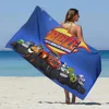 Beach Towel Microfiber Sand Free Quick Dry Soft Sandproof Pool Towels Gift for Anime Blaze and the Monster Machines Women Travel 4