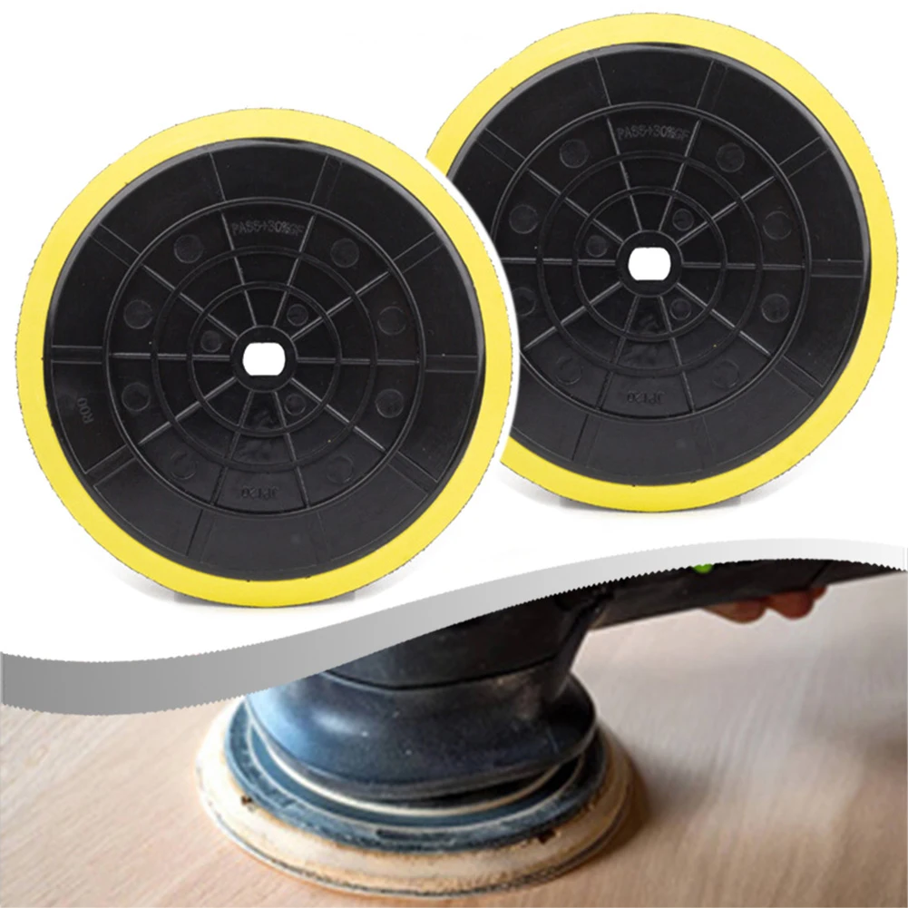 2 Stück 125/150 mm Puffer-Pads, polierte Scheiben-Stützteller, 5/6 Zoll, polierte Stützteller für kabellose Puffer-Polierer