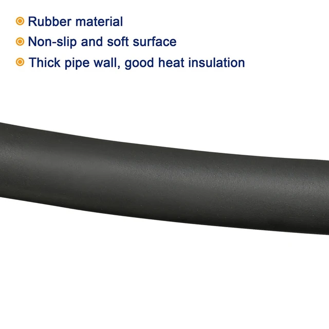 0.5m Black Fitness Equipment Handle Bars Thermal Insulation Pipe Sponge Foam Rubber Tube Handle Grip Support Protective Sleeve 3