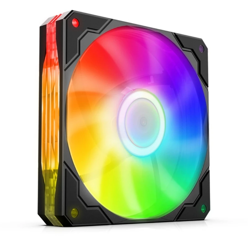 

5V 3Pin ARGB Adjustable Speed Radiator Computer for Case CPU Cooler Fan Low Nois