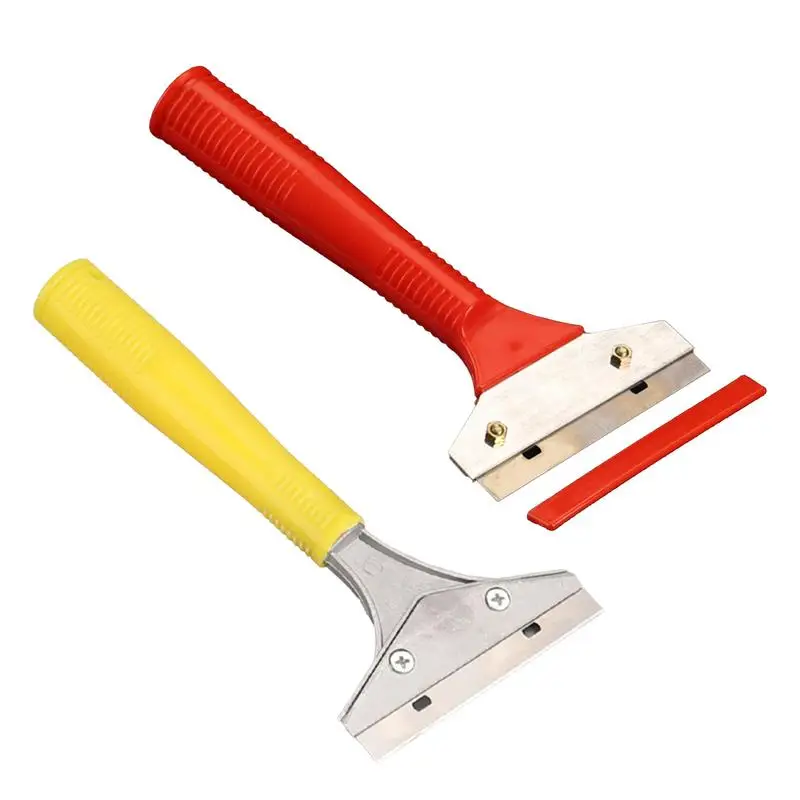 

Floor Scraper Tool Razor Scraper Remover Glass Cooktop Scraper and Squeegee Scraper Multifunctional Cleaning Scraping Hand Tool