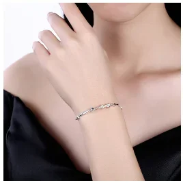 

C1101 18K gold plated bracelet For Wedding Cubic Zircon Stone Pendant bracelet For Women Gift