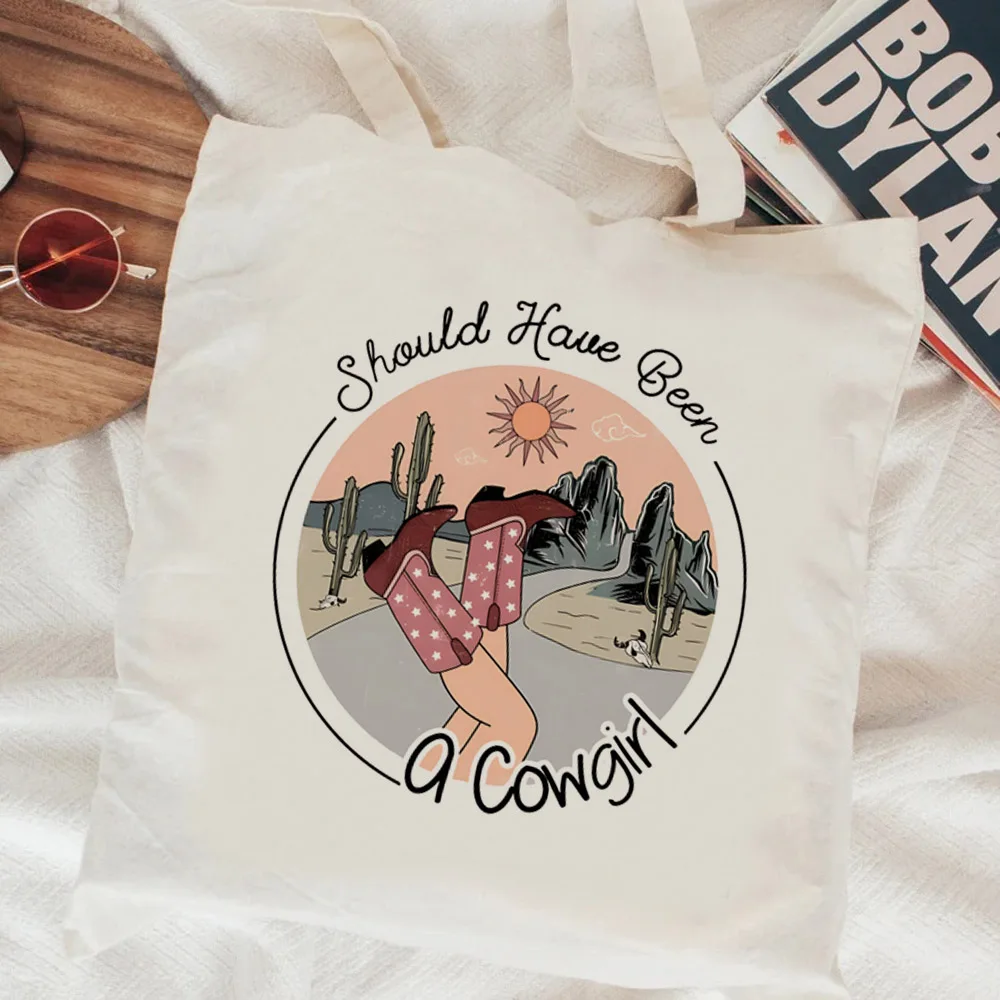 

Сумка-шоппер Cowgirl, Холщовая Сумка для покупок, джутовая многоразовая сумка