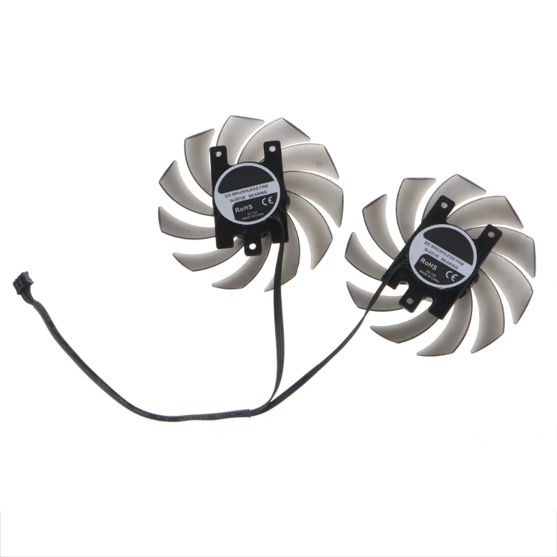 RTX2060S GTX1660 1660ti 1660S Vedio ī   2pcs 85mm GPU  ׷ ī ð 
