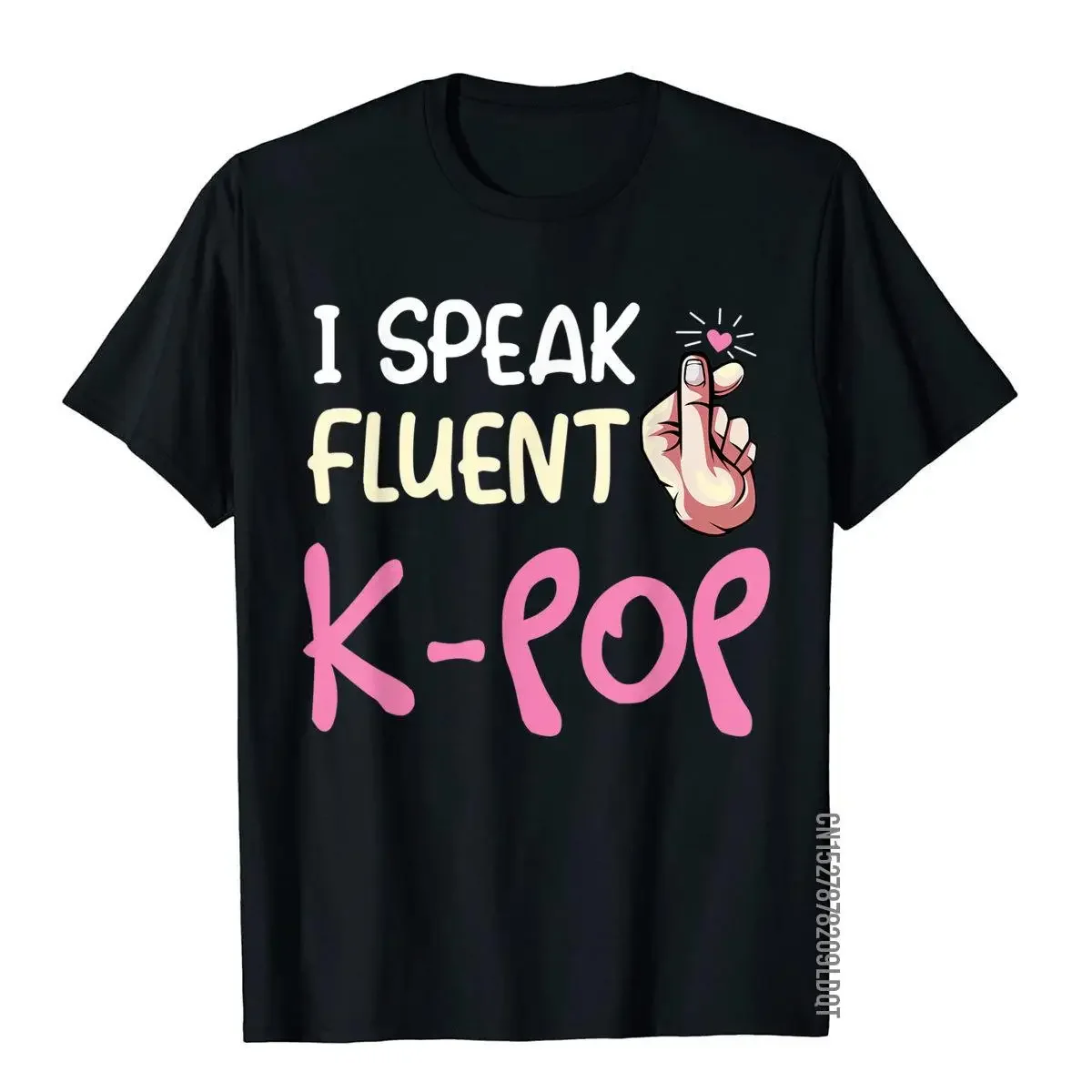 

I Speak Fluent K-Pop Gayo Kdirama Idol Hallyu Hangul Korea T-Shirt Novelty Top T-Shirts Cotton Men Tops & Tees Leisure