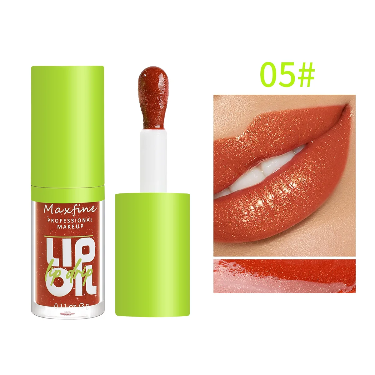 Waterproof Long-lasting Moisturizing Liquid Lip Gloss in Eco-Friendly Packaging