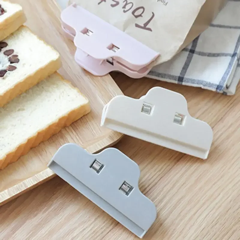6PCS Chip Bag Clips Portable large Kitchen Storage Food Snack Seal Sealing Bag Clips Sealer Clamp Plastic Tool bread bag clips kitchen bag clips sealing clips storage bag clips bag clips