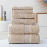 3pcs Luxurious Cotton Towel Set Ultra Soft Highly Absorbent Includes 1 Bath Towels 1 Hand Towels 1 Washcloths For Home Bathroom 1