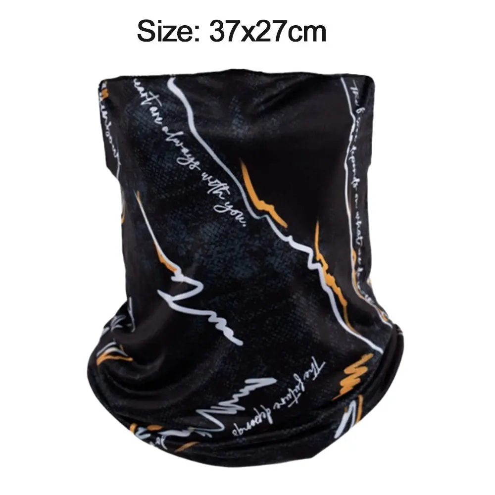 Elastic lce Silk Bandana Head Face Neck Gaiter Hanging Ear Breathable Face Cover Scarf Cycling Balaclava Men Women cycling bandana,bandana headscarf,neck gaiter,bandana neck cover,multifunctional bandana