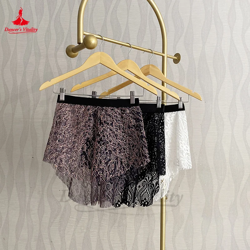 

Adult Ballet Dress Half Length Lace Apron Dance Dress Practice Dress Test Lace Dress Gymnastics Art Examination Yoga Tutu Skirt