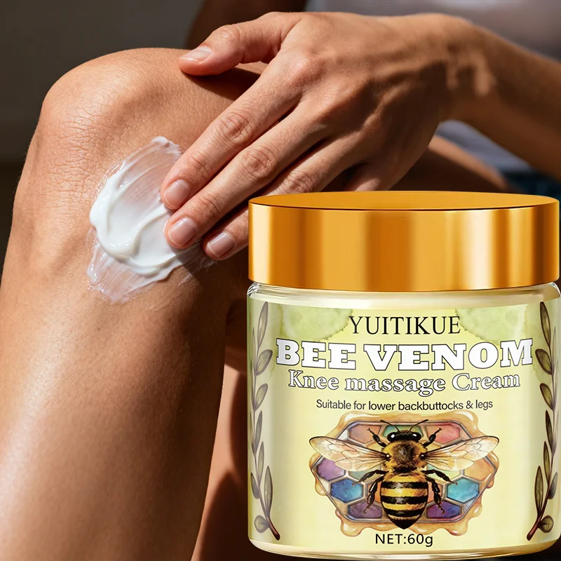 Bee venom knee massage cream, cares for the skin, non-greasy, easily absorbed, suitable for all skin types