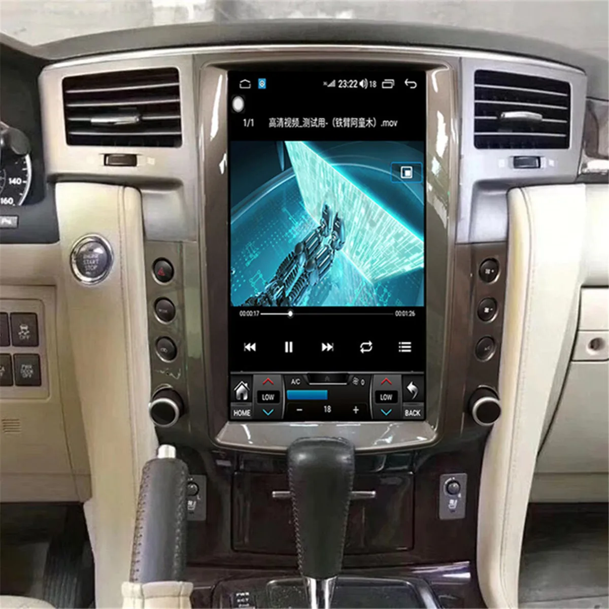 

Автомобильный мультимедийный стерео-видеоплеер, экран 13,6 дюйма, Android 11, для LEXUS LX570 2007-2015, Типоразмер 1DIN