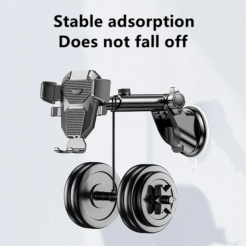 Car Sucker Phone Holder Mount Stand Portable Phone Stand Extension Arm Cell Support iPhone 13 12 Xiaomi Huawei Samsung Phone Holder Mobile Phone Holder Car Suction Cup Bracket