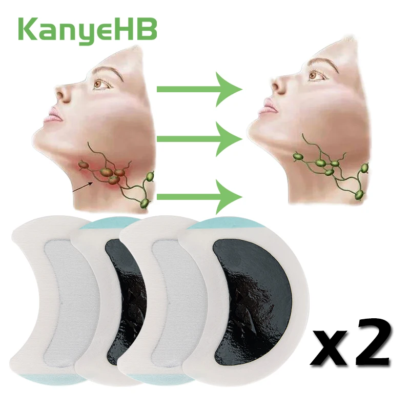 

8pcs=4bag Lymph Nodes Swollen Treatment Plaster Neck Armpit Breast Groin Lymphatic Drainage Unclog Lymph Detox Herbal Patch A518