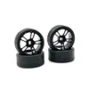 Metal Upgrade, Two Wide And Two Narrow, 26.5mm Outer Diameter, Racing Wheel, For WLtoys Mosquito Car KYOSHO 1/28 RC Car Parts 5
