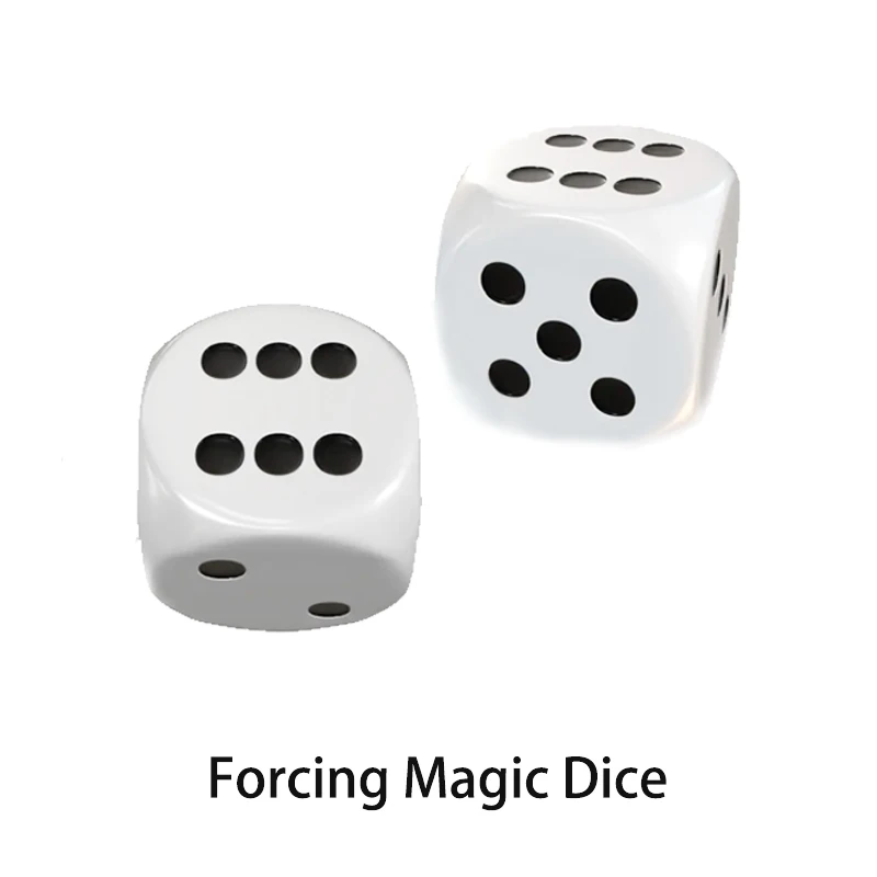 2PCS Forcing Magic Dices Russia Dice Magic Tricks Close Up Magia Gimmick Props Classic Toys Winning Props Kids Toy Easy to do 2pcs forcing magic dices russia dice magic tricks close up magia gimmick props classic toys winning props kids toy easy to do