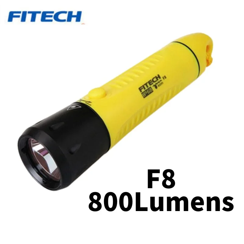100originalFitechF8RechargeableDivingFlashlight800LumensInclude318650Battery.jpg