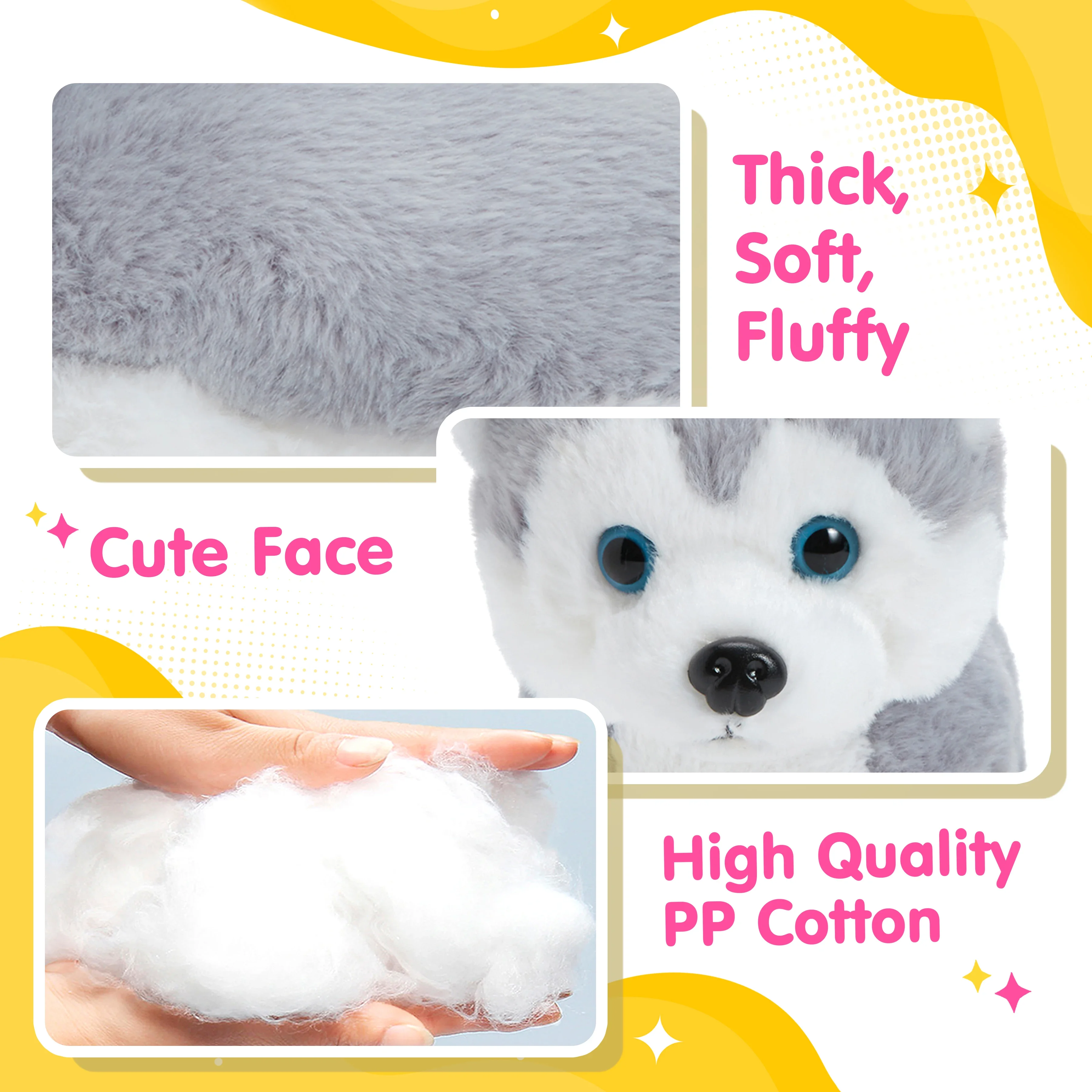 32cm LED Light Musical Dog Doll Plush Toy Super Soft Cute PP Cotton Stuffed Animals Birthday Gift for Girls Toy plush toy