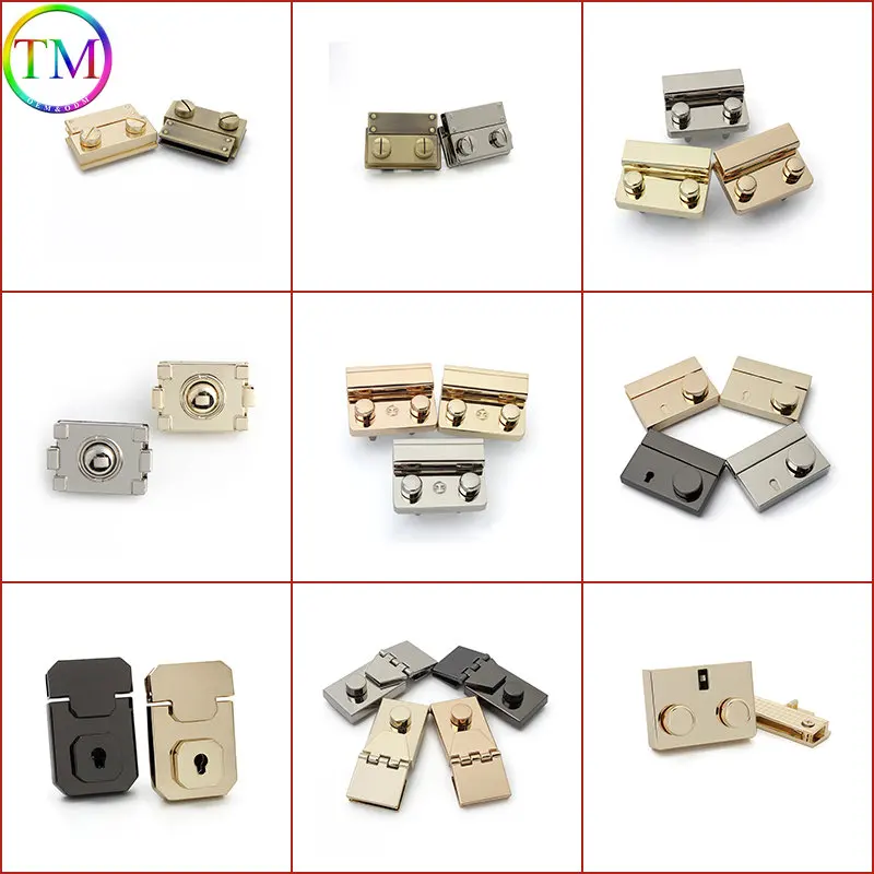 10 Pieces High Quality Press Lock Metal Clasps For Leather Bags Handbag Purse Accessories Lock Closure Hardware Accessories 10 pieces high quality press lock metal clasps for leather bags handbag purse accessories lock closure hardware accessories