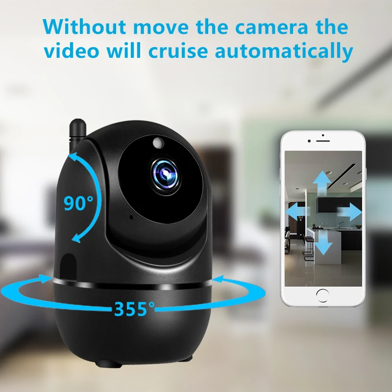 IP Camera YCC365 Plus Smart Home 1620P HD Security camera Auto Tracking Network Wireless Surveillance Night Vision WiFi Camera 4