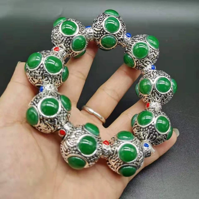 Natürliche Jewel Intarsien Armbänder Jade Schmuck Grün chalcedon Mode Juwelier  Zubehör - AliExpress