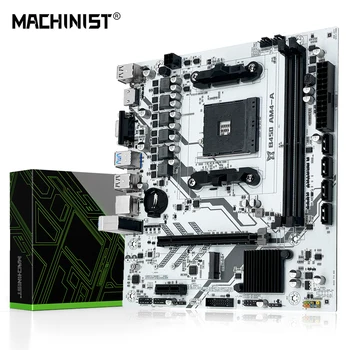 MACHINIST B450 Motherboard AMD Processor Dual-channel DDR4 Memory AM4 Mainboard M.2 NVME (Supports Ryzen 5500 5600 5600G CPU) 1