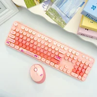 Colorful Sweet Wireless Keyboard And Mouse Set - Combo Pack for Sweet Home Decor And Personal Use - Image 2