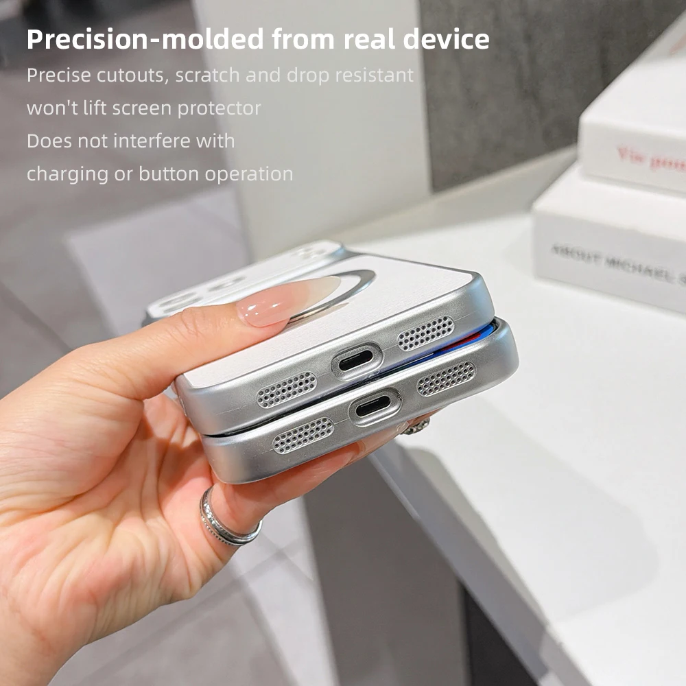 Enhanced Magnetic Wireless Charging Case with Lanyard and Soft Back Cover